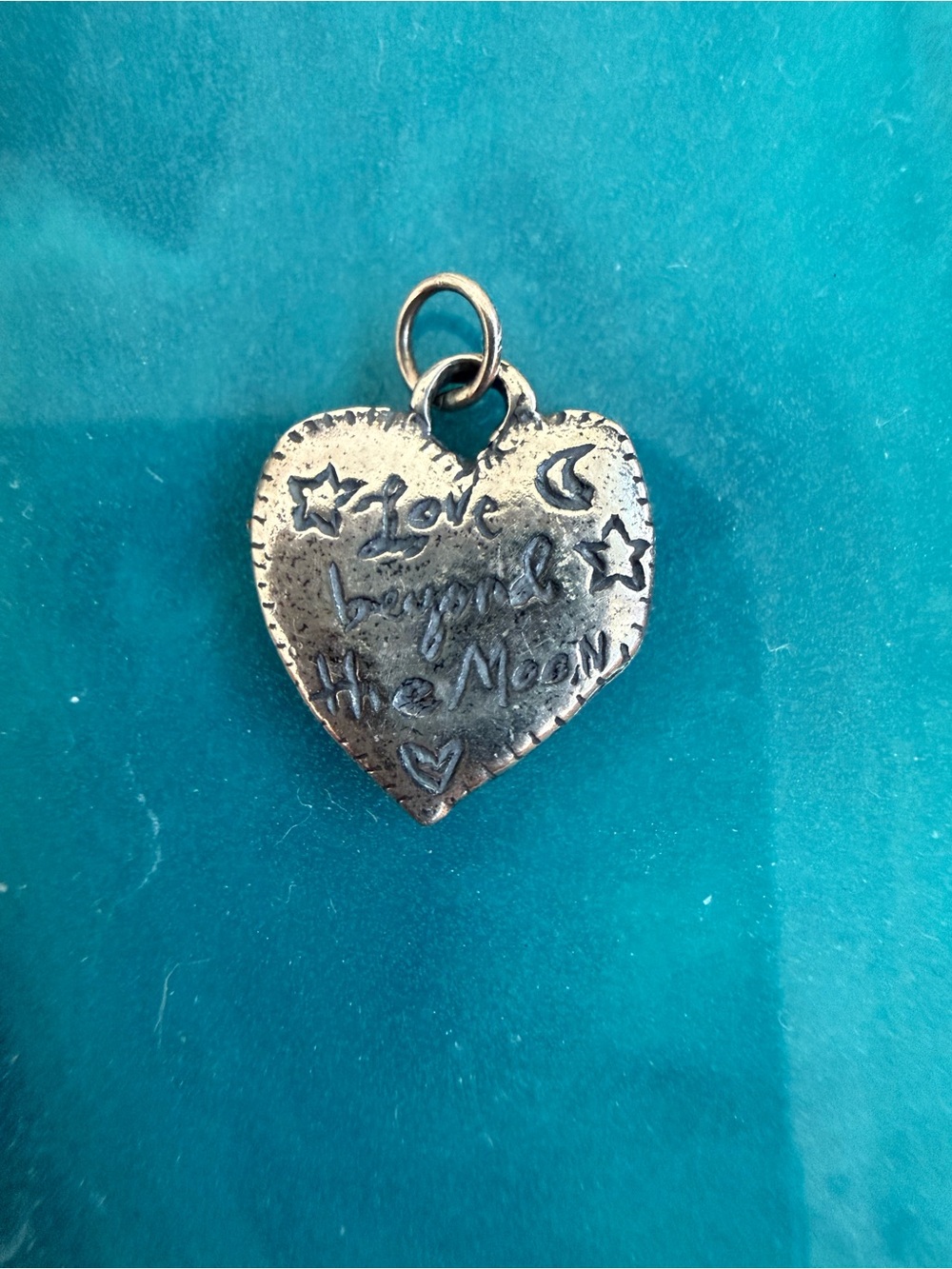 Jes Maharry Sunburst Heart Pendant Charm Sterling silver - Picture 2 of 8